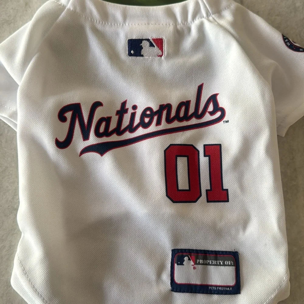 Washington Nationals Pet Jersey